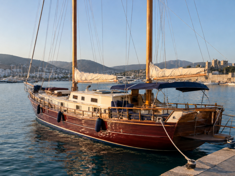 Örnek İlan – Bodrum Marina’da 18 Metre Ahşap Gulet