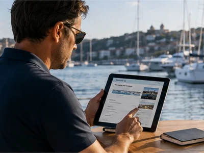 Tekne konaklaması ilanı hazırlayan tekne sahibi