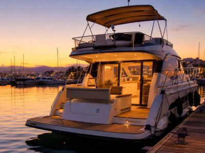 Marinada bağlı modern bir teknede ilk kez konaklama deneyimi