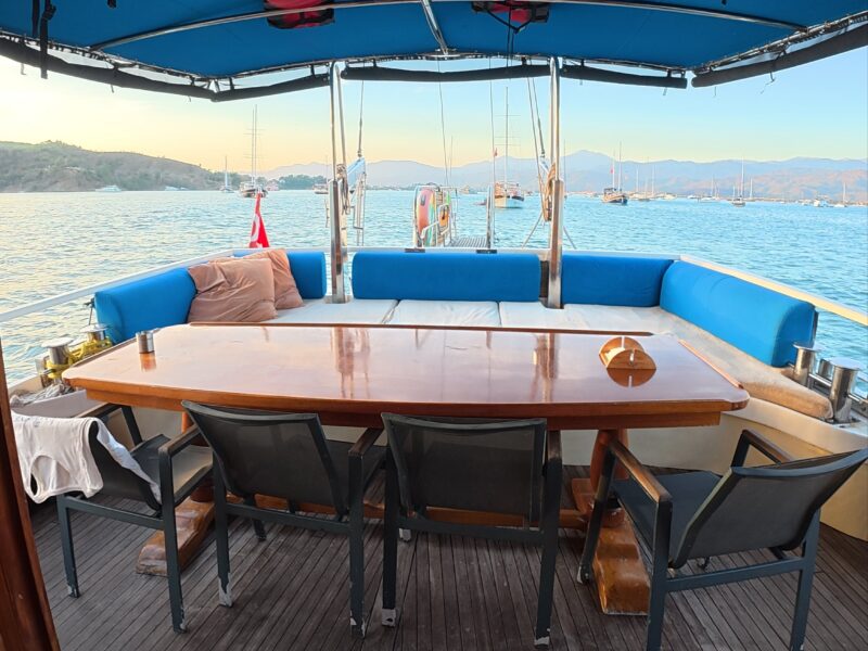 Fethiye Kordon’da 17 Metre Gulette Konaklama